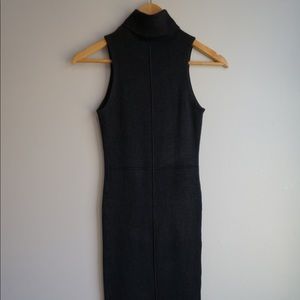 Italian Zara Turtleneck Sweater Tank Bodycon Dress